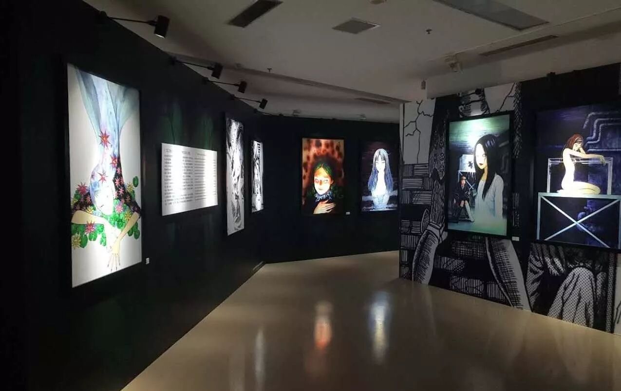 会动的 富江 双一 当伊藤润二恐怖漫画展遇到ar 自由微信 Freewechat