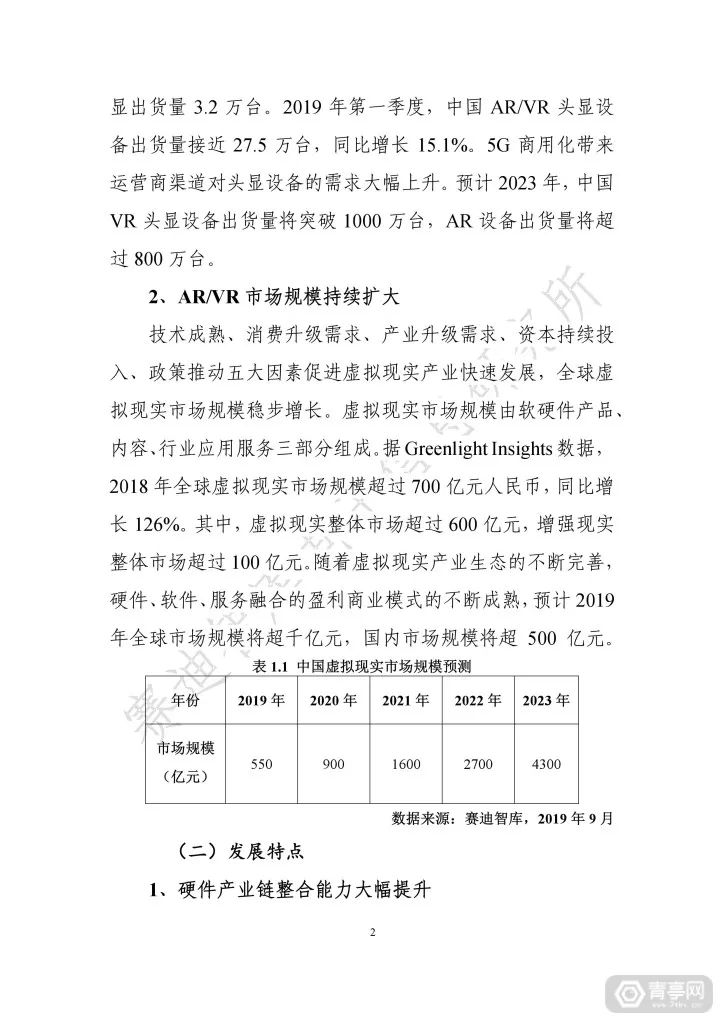 匯總｜2019世界VR產業大會四份虛擬現實白皮書（附下載） 科技 第8張