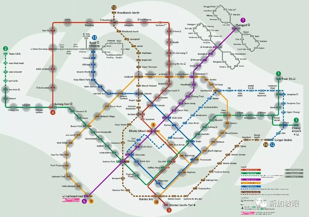 史上最全那些新加坡黃線地鐵名字的秘密