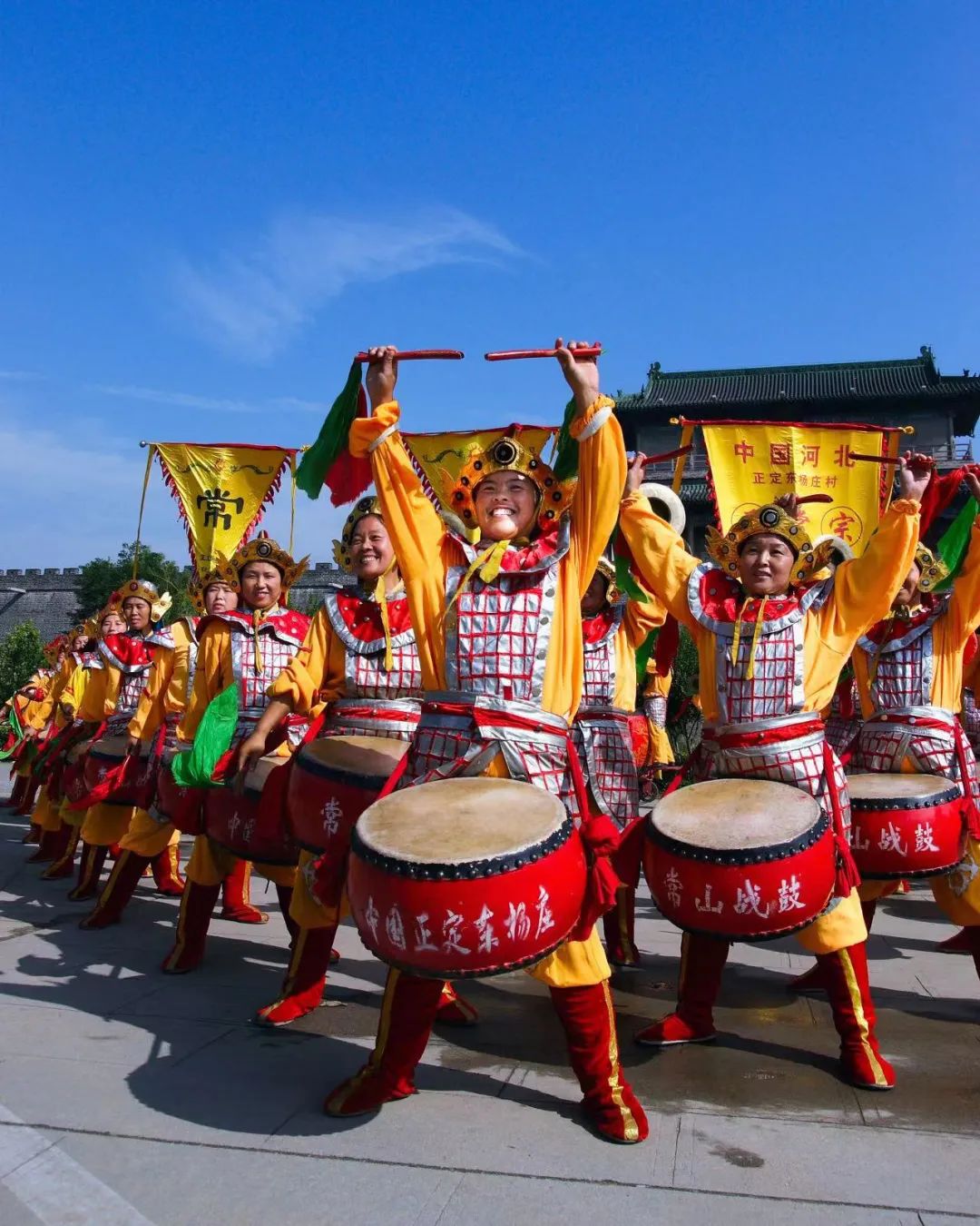 藁城黄家庄战鼓图片