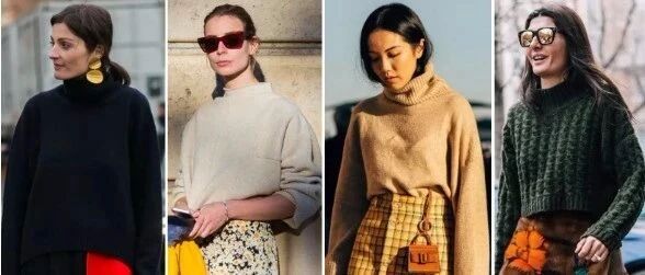 大毛衣+裙子，才是2020秋冬超时髦的打开方式！