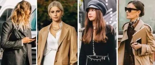 驼+白、粉+灰，这几个颜色穿在一起叫“看起来很贵”！