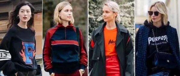 卫衣+半裙=早秋最火混搭套路，时髦炸了！