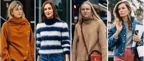 毛衣+直筒裤=2020秋冬最火混搭cp，好看的人已经穿上了！