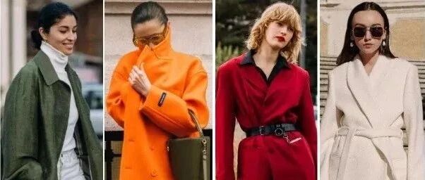 大衣，今年流行这几个颜色！