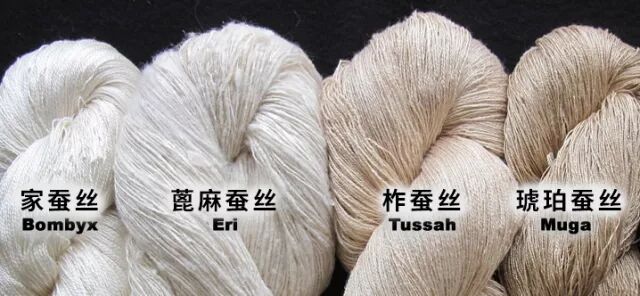 几种蚕丝.