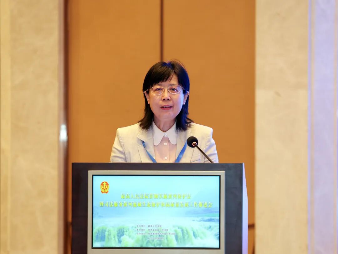 最高法举行贯彻实施黄河保护法暨司法服务黄河流域生态保护和高质量发展工作推进会(图12)