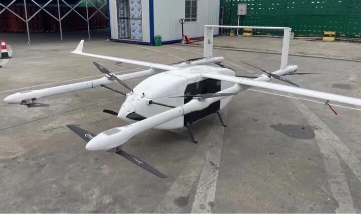 用于服务项目的无人机。