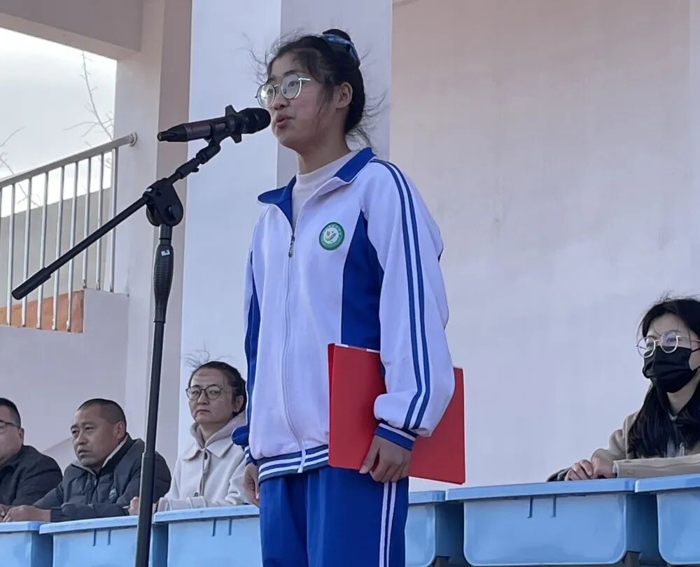 宁阳县实验中学举办节约粮食传承美德主题演讲比赛
