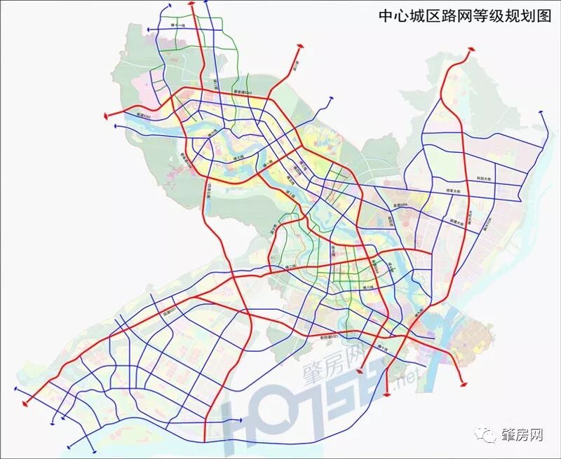 四会交通大发展规划1条环城快速2条过江隧道5大放射线12个客运枢纽