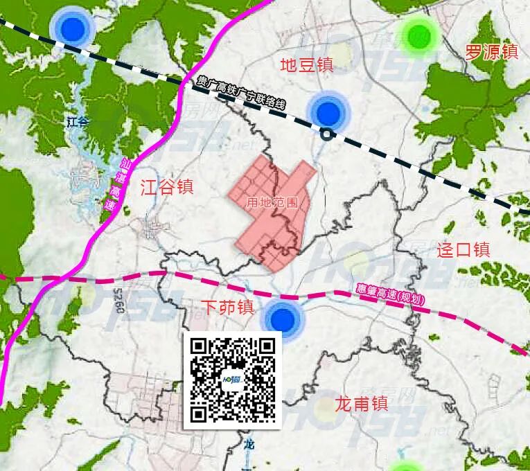 可能已经在《四会市综合交通规划》图上,发现了机场之外的惊喜