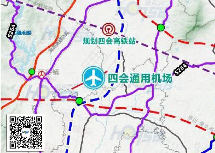 四会道路规划图图片