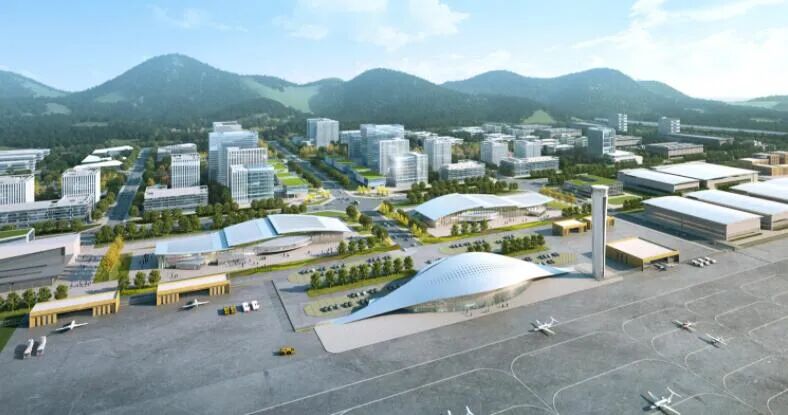 定了四会新建机场拟选址在这北高铁南高速未来直通广州