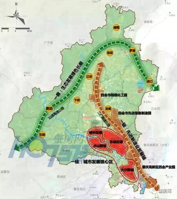 看过来1603亩cbd规划出炉四会从此诞生城市中央商务区