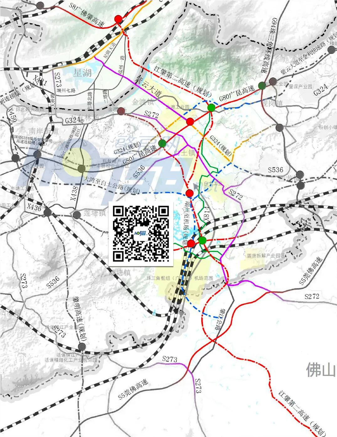 總投425億雙向六車道肇慶謀劃第二條進入端州的高速公路