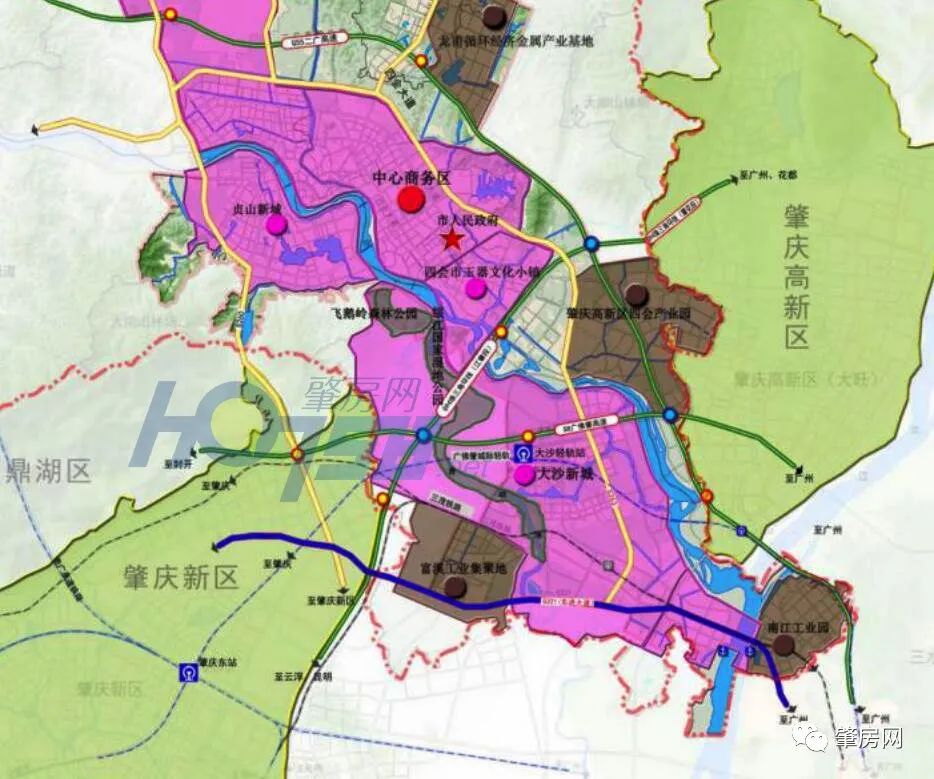 肇庆市高新区地图图片