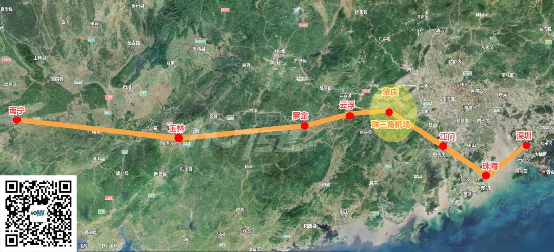 投279亿深南高铁新进展肇庆段总长30公里途经
