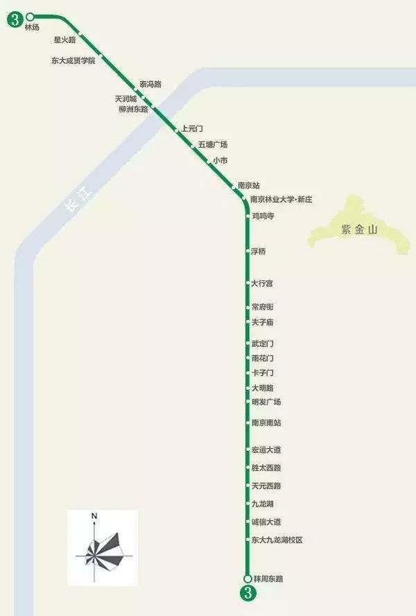 南京地铁s3号线线路图图片