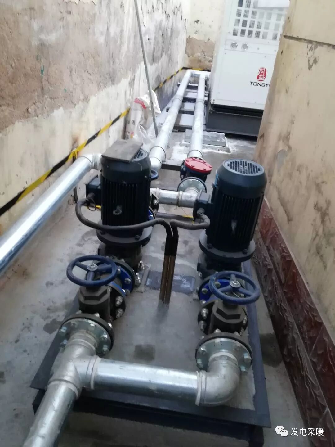 五星坪小學煤改電施工案列-甘肅太陽雨能源集團有限公司