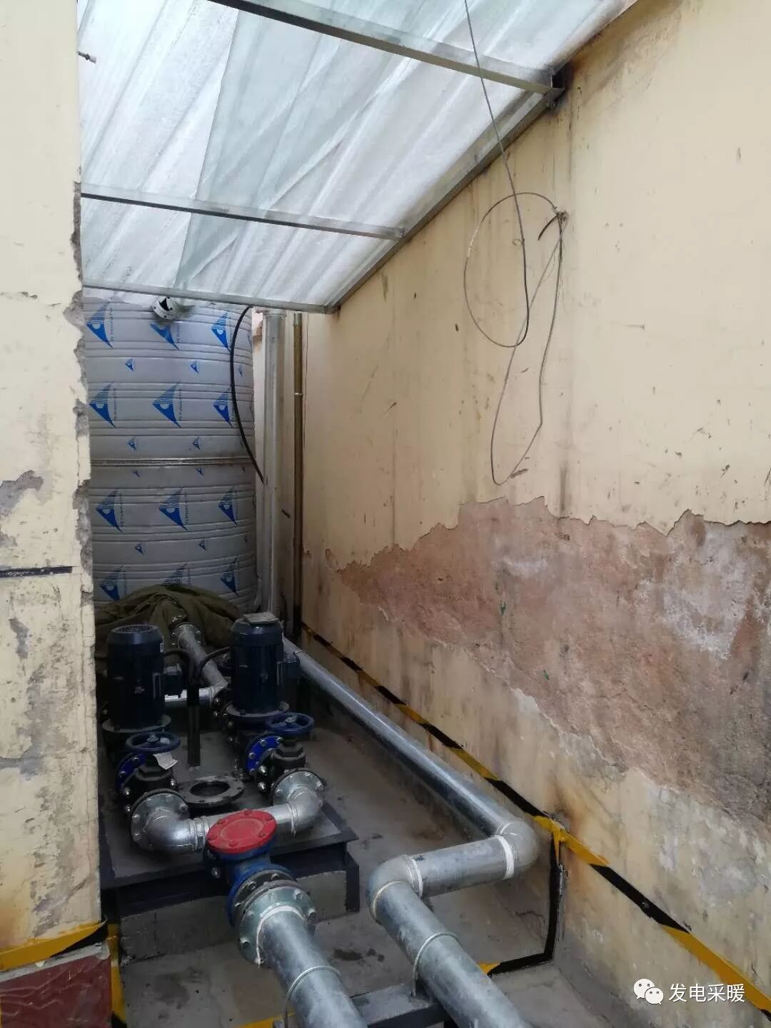 五星坪小學煤改電施工案列-甘肅太陽雨能源集團有限公司