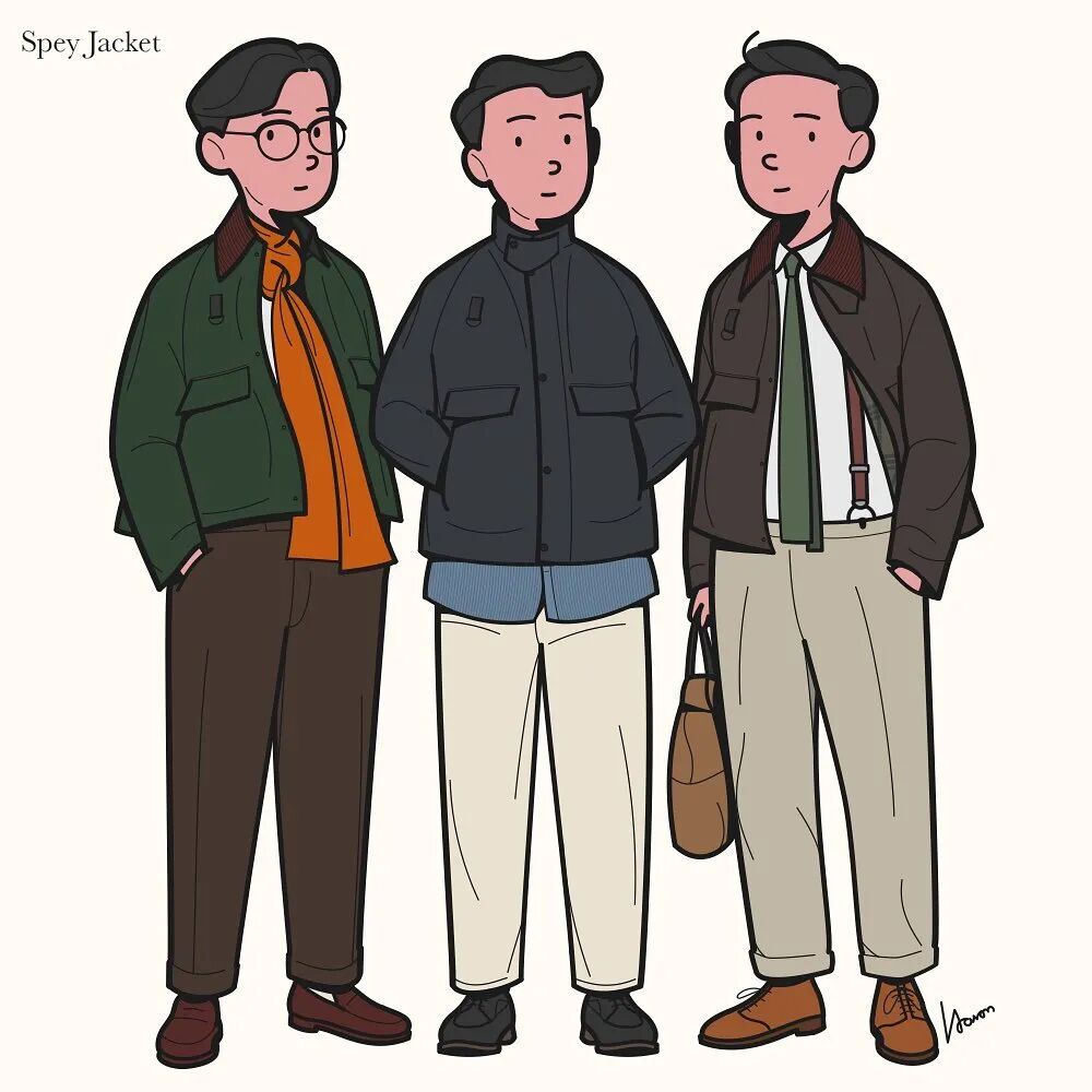 不仅仅是壁纸 这些 漫画 更是男人们穿衣品味的灵感画册 柠檬资讯