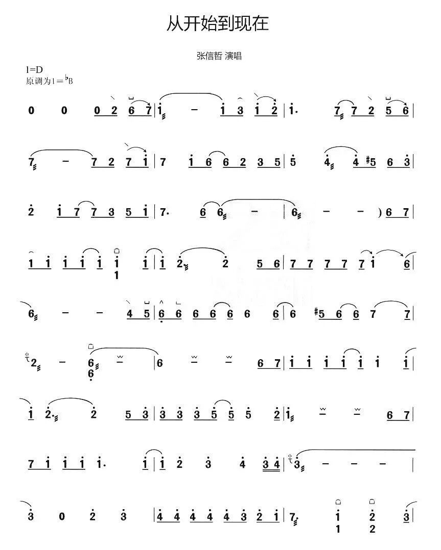 古筝谱 从开始到现在 同时也是韩剧 冬季恋歌 的中文版主题曲 古筝课 微信公众号文章阅读 Wemp