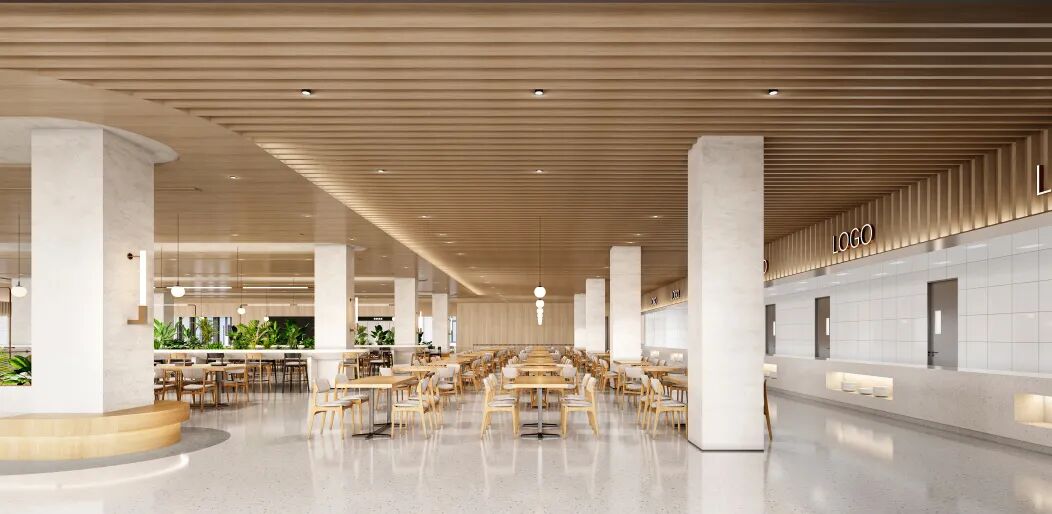 吉科干饭人狂喜！二食堂焕新升级，原木风治愈系干饭天堂即将上线