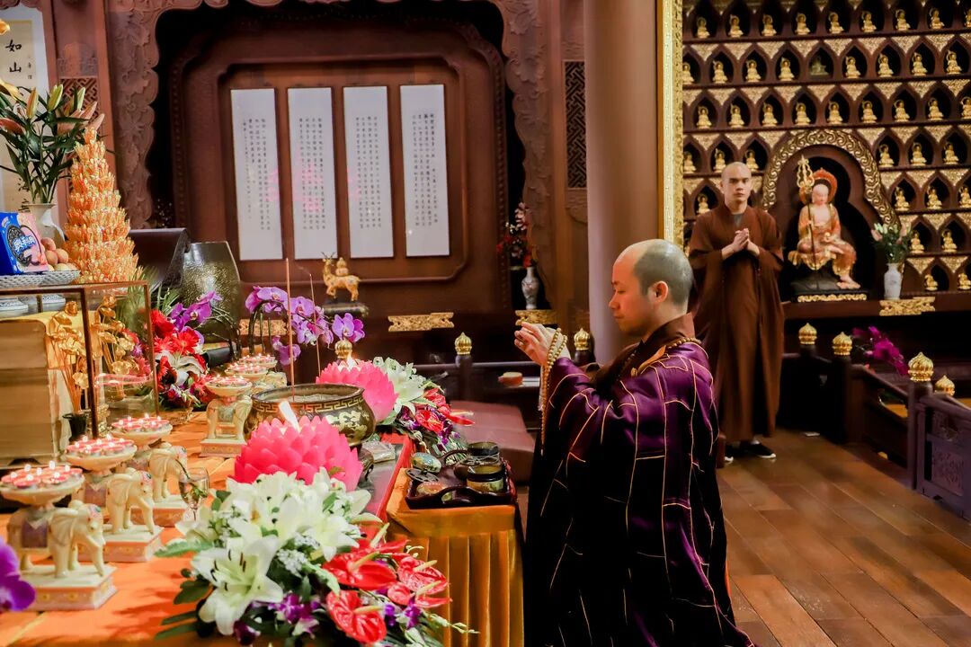 共修丨地藏古寺举行“四众共修地藏经、圆满解夏福田事”共修活动通启