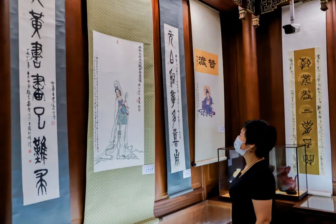 上海崇恩书画院袁继先副院长八十周岁书画展开幕式圆满举行