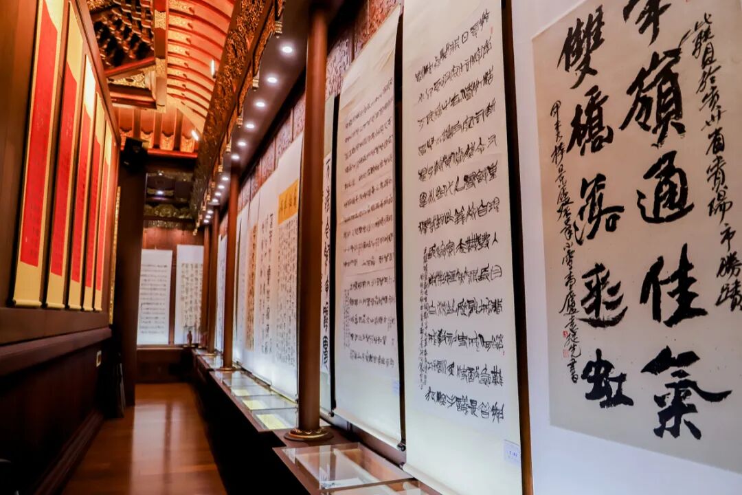 上海崇恩书画院袁继先副院长八十周岁书画展开幕式圆满举行