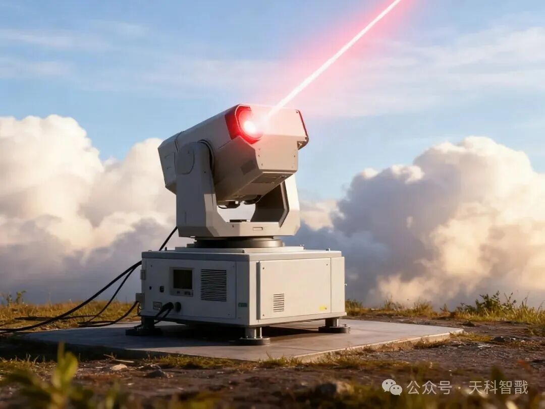 地面固定式激光打击设备发射光线打击无人机.jpeg