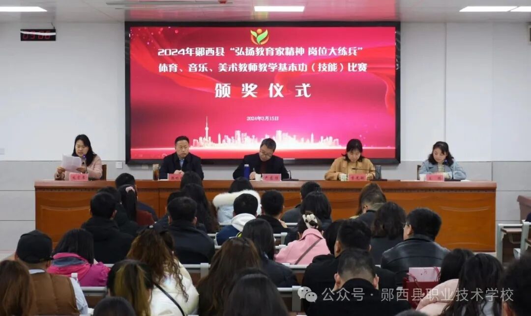 郧西县2024年体音美教师基本功大赛在我校圆满落幕