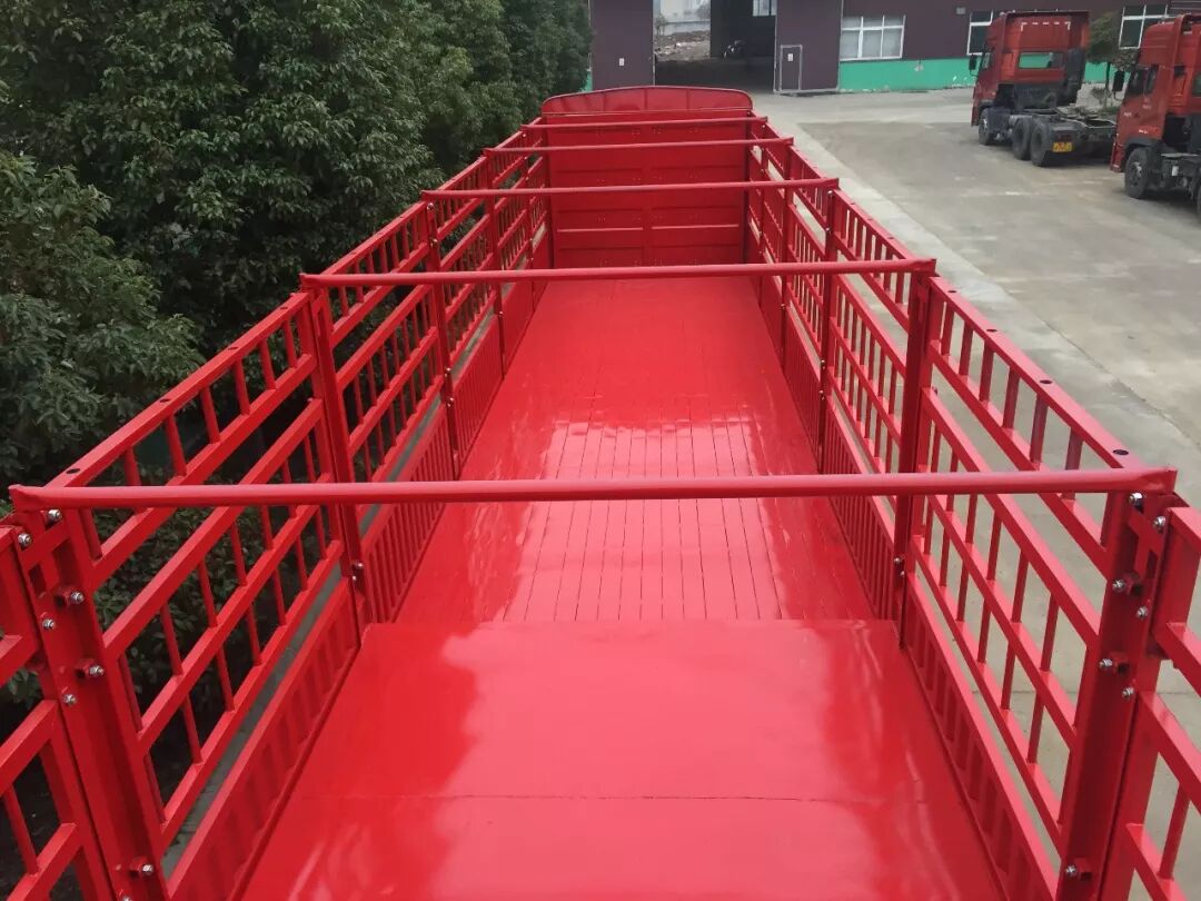 重量)富华支腿(标配)广州华劲车桥13米标准仓栏和超轻型仓栏就介绍