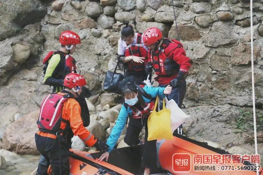 山洪爆發，賀州姑婆山200多人被困，消防奮戰一天一夜，將他們全部安全轉移 旅遊 第5張