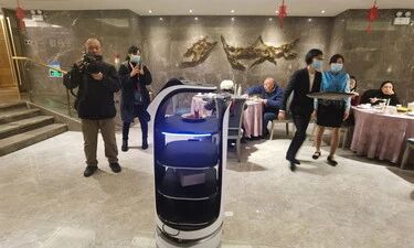 送菜上桌！多款机器人落户桂林