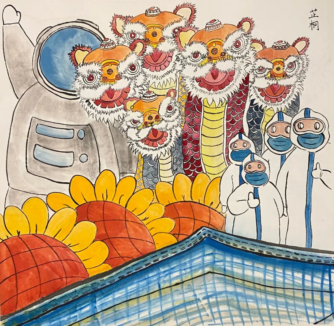 詹静燕《中山公园》▲黄庆栩《陈年老厝》▲郑胜泰《送别》▲李可欣