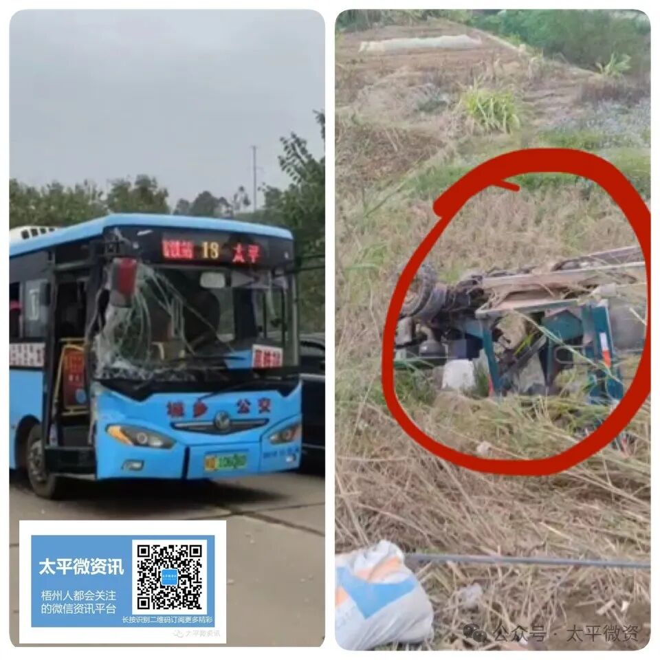 今天,收到网友爆料称,在太平至藤县路上(龙昌界路段)发生一起车 ..