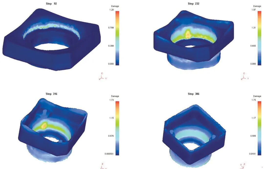一种车用摄像头壳体冷挤压成形工艺与模具设计的图8