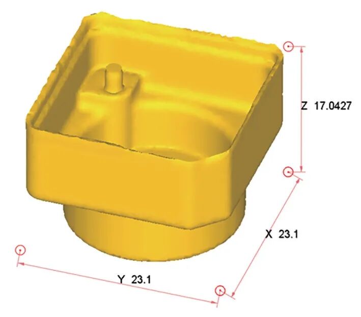 一种车用摄像头壳体冷挤压成形工艺与模具设计的图4