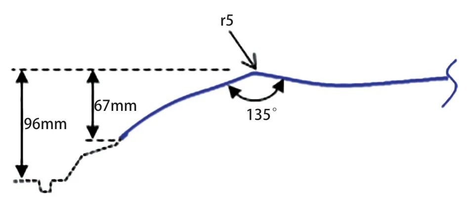 二次拉延消除發(fā)蓋外板滑移線缺陷的圖2