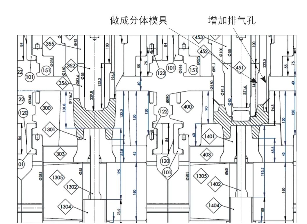 副箱驅(qū)動(dòng)齒輪類零件鍛造模具壽命提升的圖4