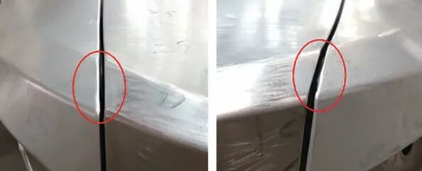 側圍尾部翻邊棱線不順的原因分析及解決辦法的圖1