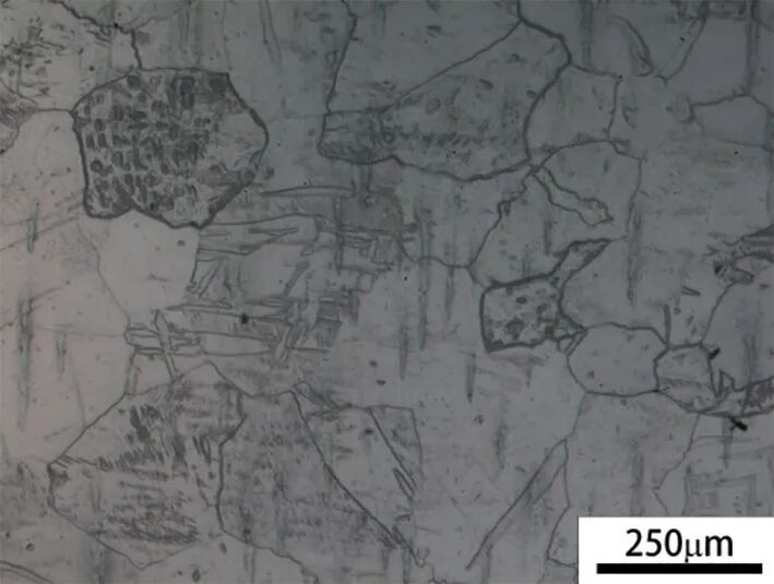 挤压温度对TA2大口径管材组织与性能的影响的图2