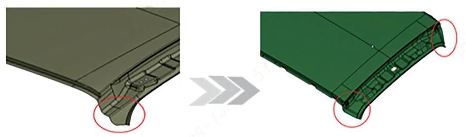 浅谈汽车冲压件材料利用率提升方法的图5