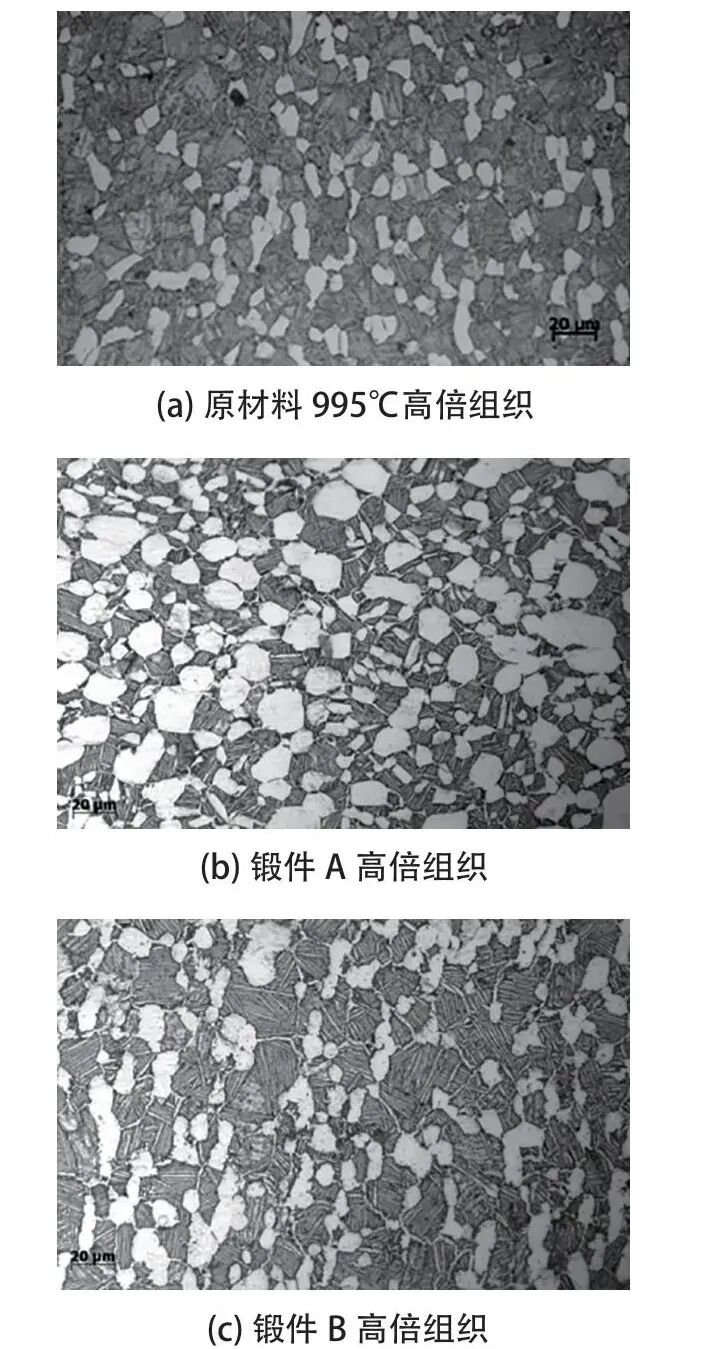 锻造温度对TC25 钛合金锻件组织及性能的影响的图12