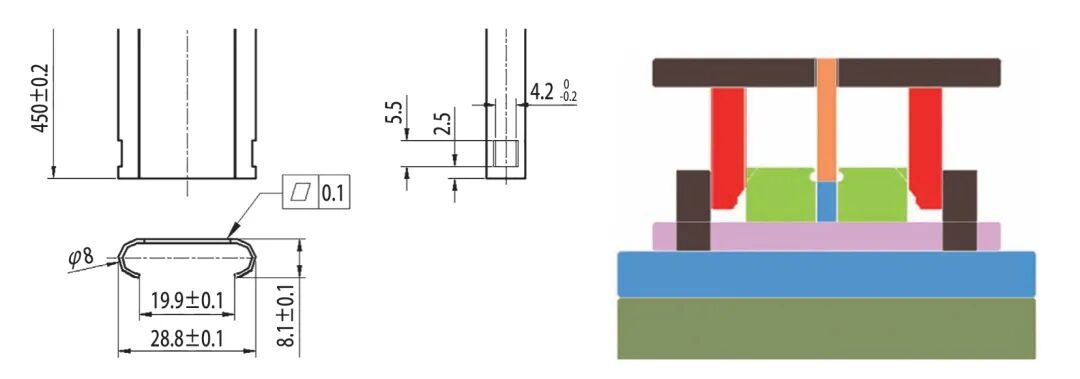 改善卷圆工艺圆弧度的模具设计与验证的图2