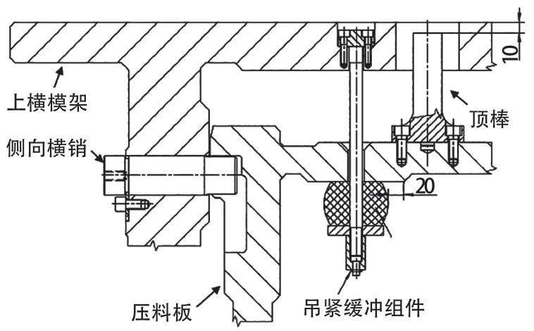 高速冲压模具吊紧缓冲组件的设计原则的图6