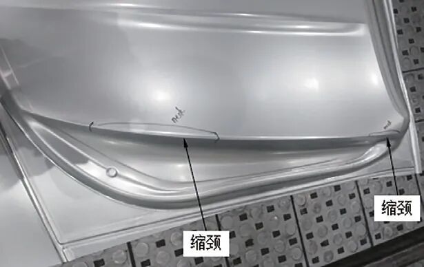 基于AutoForm 的发动机罩外板锐棱冲压仿真研究的图14