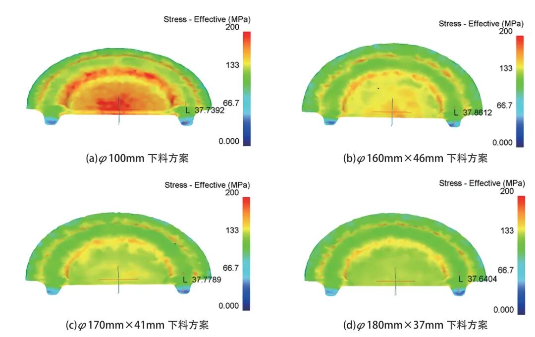 353130B 型轴承后挡锻造工艺研究的图10