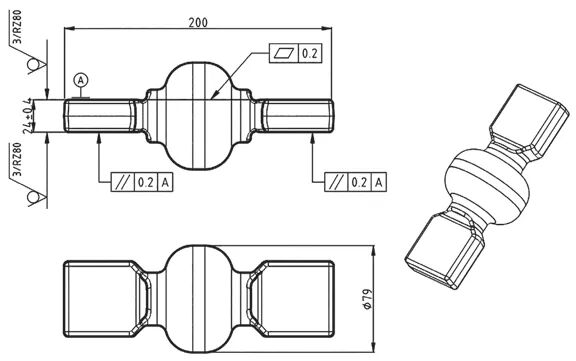 球面销锻造模具设计及冷锻技术应用的图1